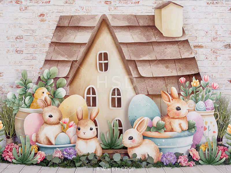 Some Bunny Lives Here - HSD Photography Backdrops 