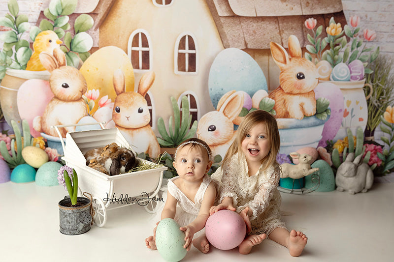 Some Bunny Lives Here - HSD Photography Backdrops 