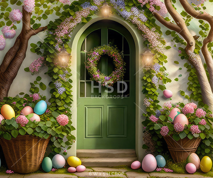 Easter Egg Entrance - HSD Photography Backdrops 