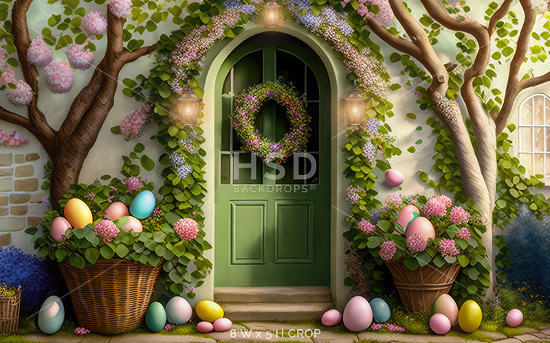 Easter Egg Entrance - HSD Photography Backdrops 