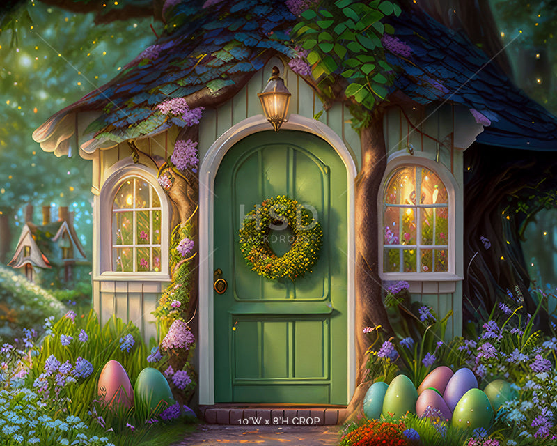 Enchanted Easter Cottage - HSD Photography Backdrops 