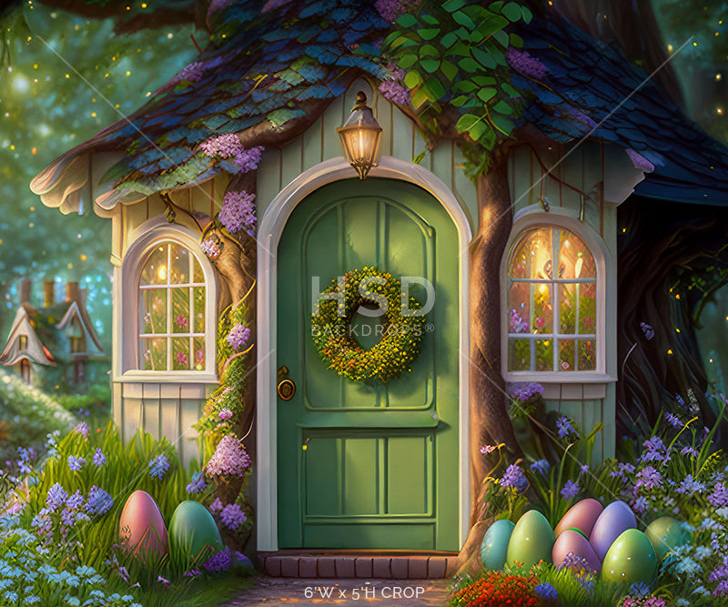 Enchanted Easter Cottage - HSD Photography Backdrops 