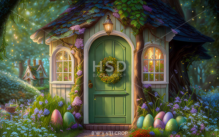 Enchanted Easter Cottage - HSD Photography Backdrops 