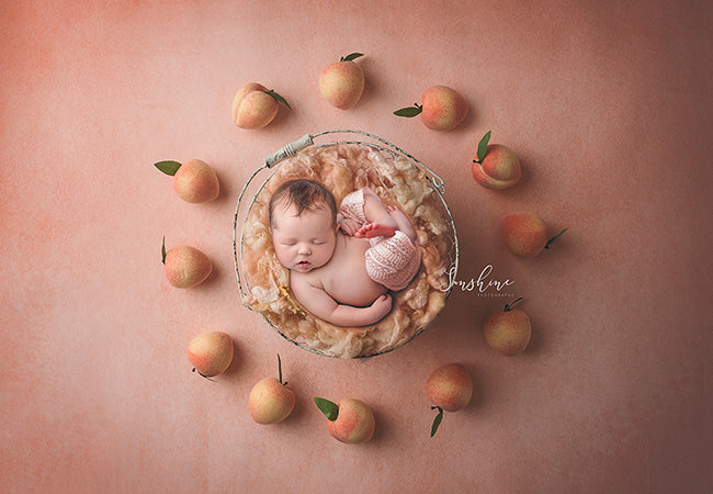 Sweet Peach Coll. | Candied Peach | Digital - HSD Photography Backdrops 