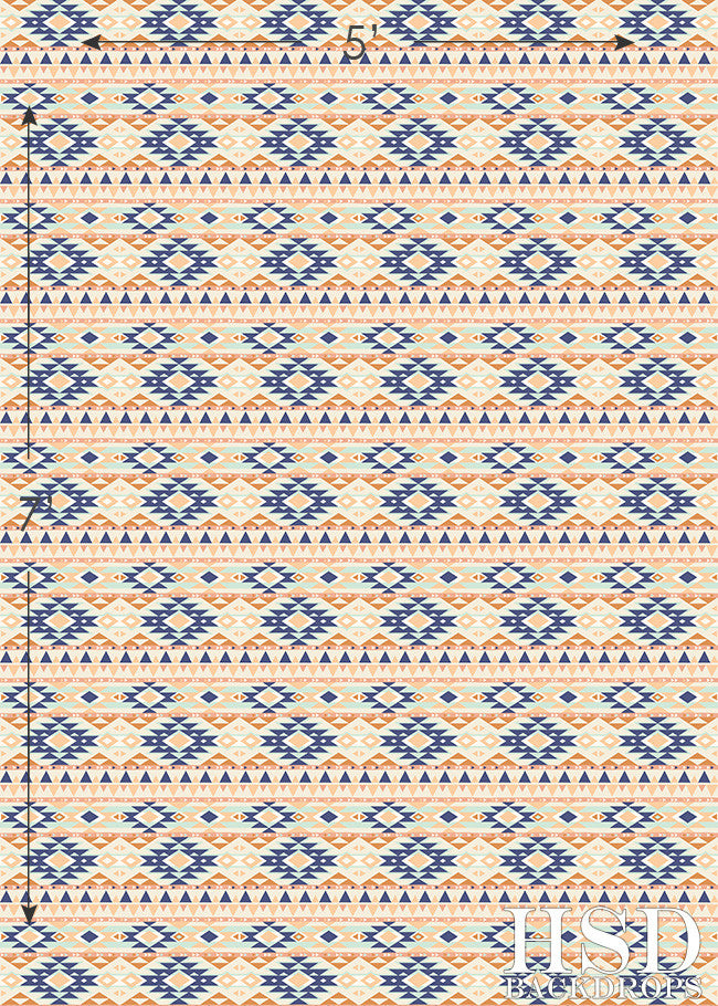 Aztec Pattern - HSD Photography Backdrops 