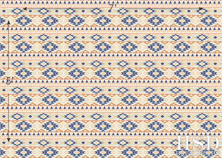 Aztec Pattern - HSD Photography Backdrops 