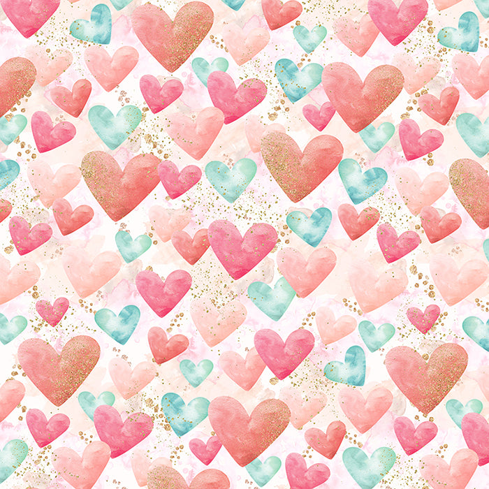 Hearts Valentine's Day Photography Backdrop Background Props Heartfelt