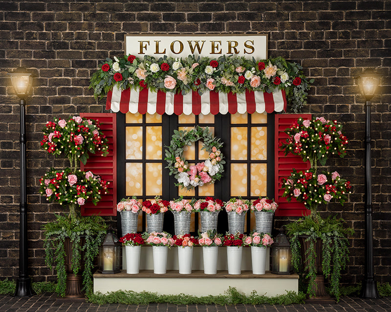 Valentine's Day Window - HSD Photography Backdrops 