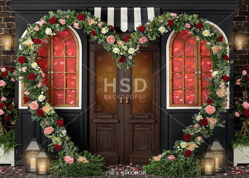 Valentine's Day Village - HSD Photography Backdrops 