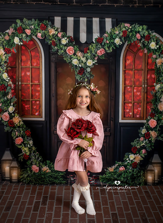 Valentine's Day Village - HSD Photography Backdrops 