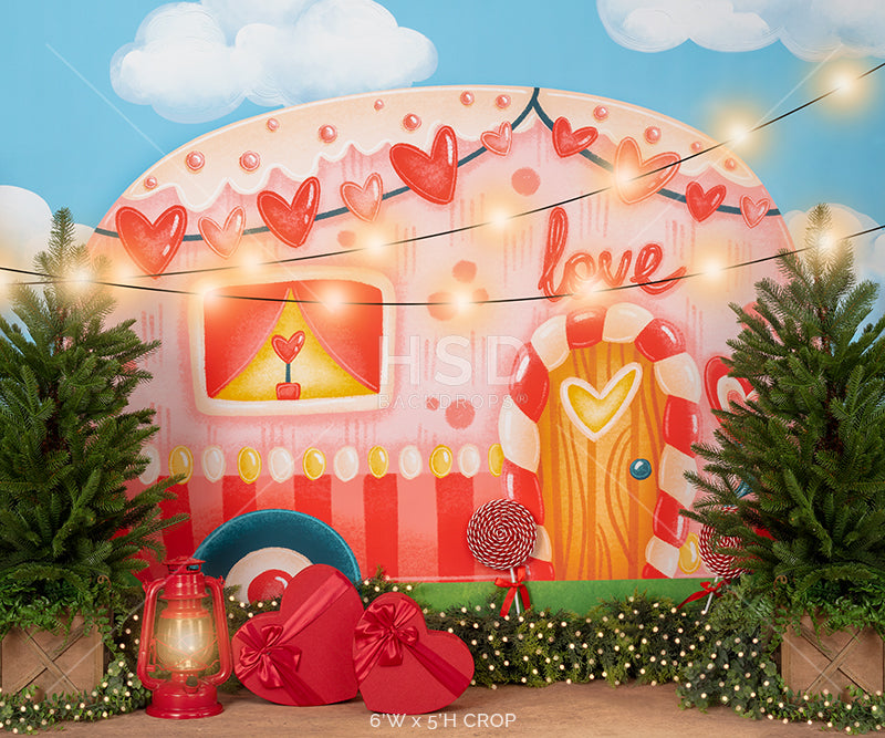 Valentine's Day Camper - HSD Photography Backdrops 