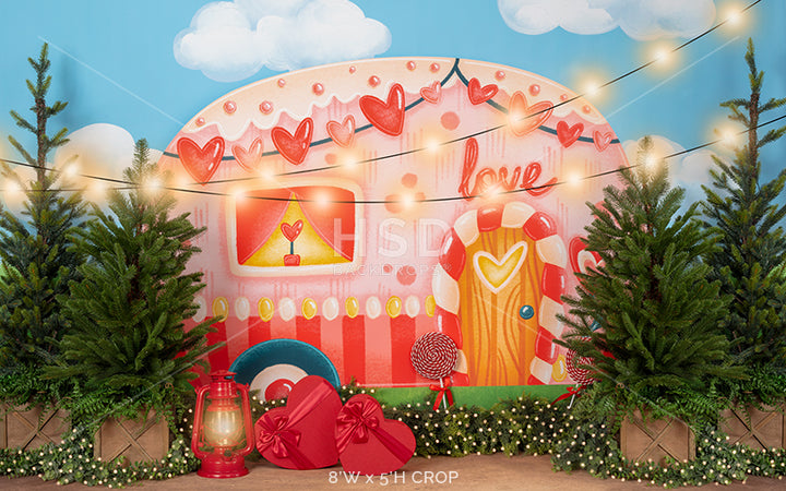 Valentine's Day Camper - HSD Photography Backdrops 