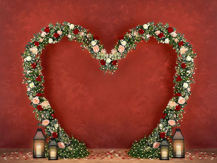 Floral Heart - HSD Photography Backdrops 