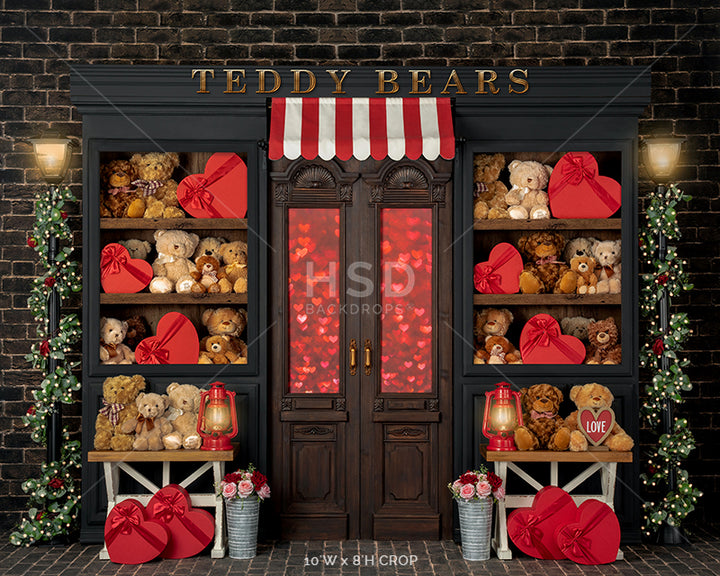 Teddy Bear Lane - HSD Photography Backdrops 