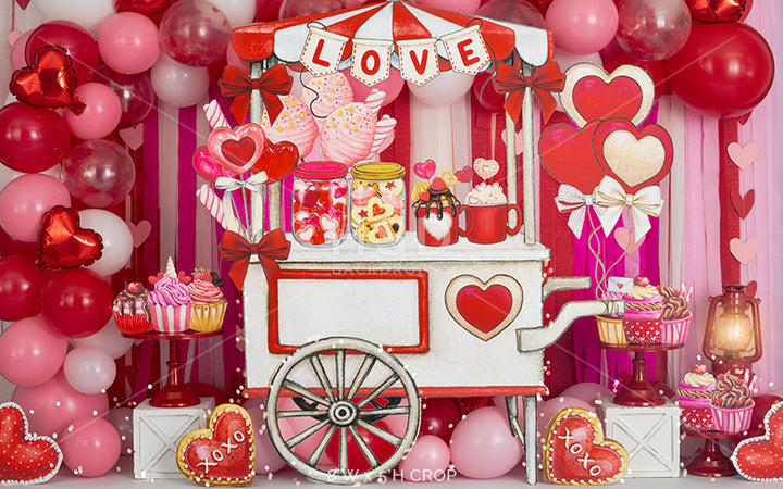 Sweetheart Cart - HSD Photography Backdrops 