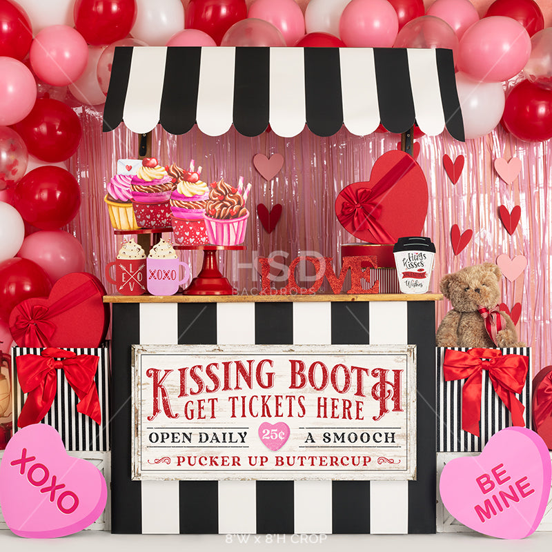 Valentine's Cupcakes & Kisses - HSD Photography Backdrops 