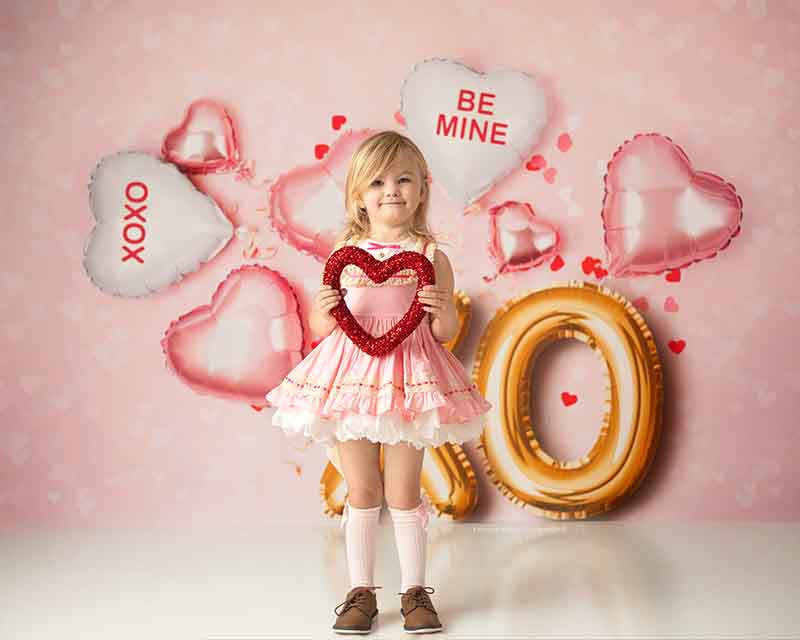 XOXO & Balloons - HSD Photography Backdrops 