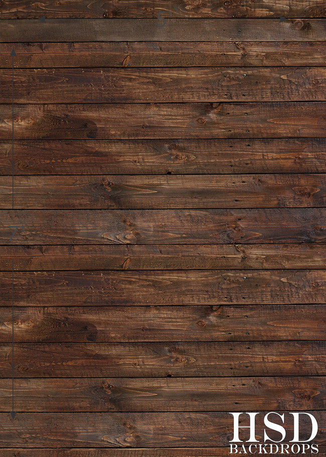 Dark Rustic Wood - HSD Photography Backdrops 