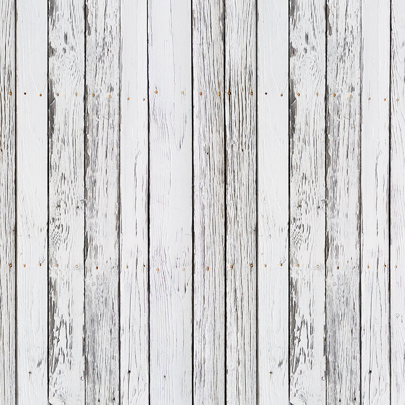 Weathered White Wood Floor Drop - HSD Photography Backdrops 