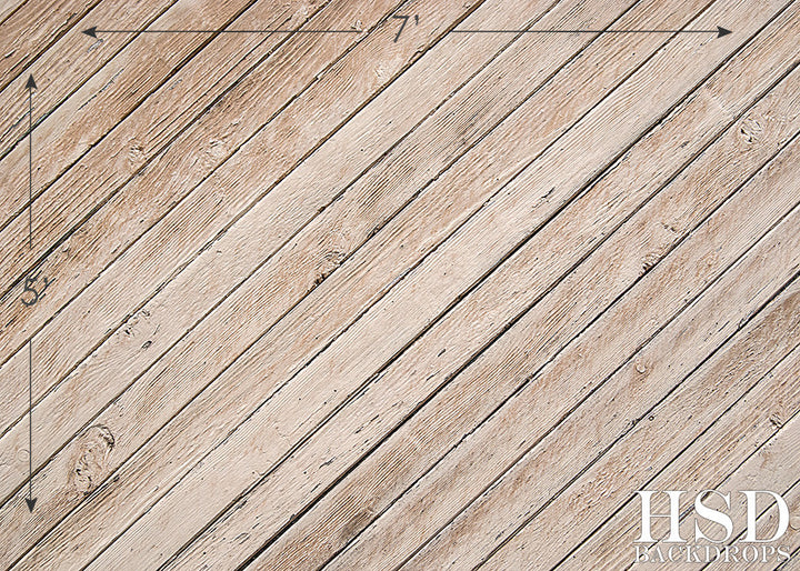 Peeling Planks Floor Drop - HSD Photography Backdrops 