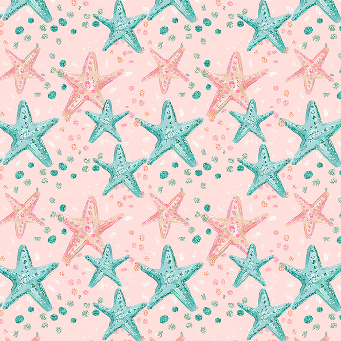 Starfish Pink Background - HSD Photography Backdrops 