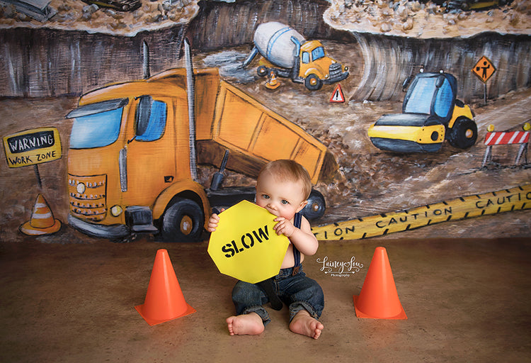 Construction Zone - HSD Photography Backdrops 