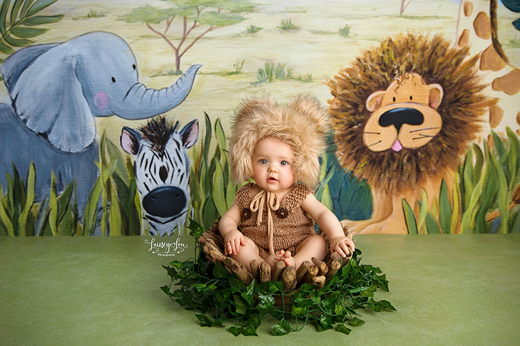 Baby Safari Theme - HSD Photography Backdrops 