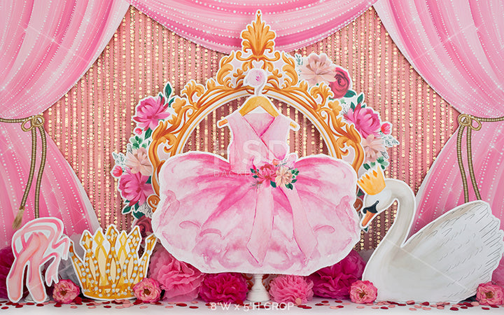 Ballerina Birthday - HSD Photography Backdrops 