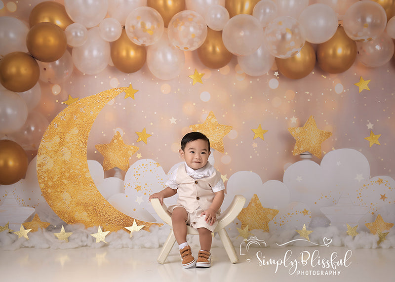 Twinkle Twinkle Little Star (Gold) - HSD Photography Backdrops 