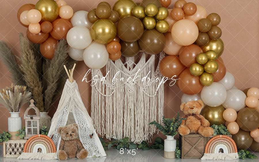 Boho Bears - HSD Photography Backdrops 