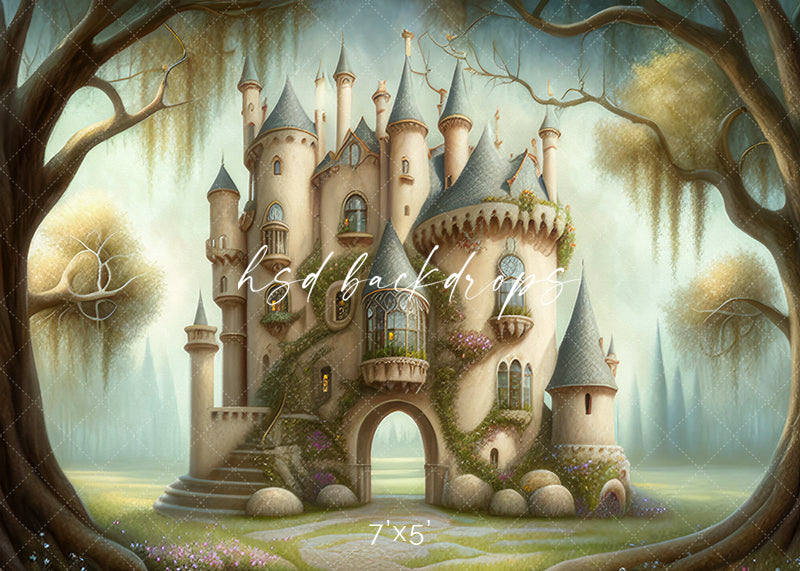 Castle in the Forest - HSD Photography Backdrops 